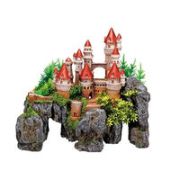 Produktbild von Nobby Aquariendekoration Schloss mit Pflanzen als Figur und Höhle für Süßwasserfische