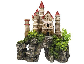 Nobby Aquariendekoration Schloss mit Pflanzen und Höhle für Fische – Bild 1 von 4