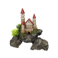 Produktbild von Nobby Aquariendekoration Schloss mit Pflanzen und Höhle für Fische 15,5 x 8 x 15,5 cm - 1 Stk.