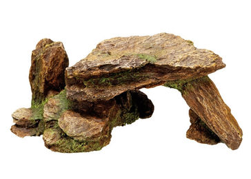 Nobby Aquariendekoration Stein mit Pflanzen Braun für Fische 22,5 x 13 x 9,5 cm – Bild 1 von 3