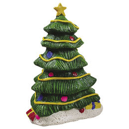 Produktbild von Nobby Aquariendekoration Weihnachtsbaum als Figur und Höhle aus Kunststoff für Fische in Grün