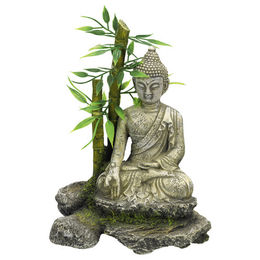 Nobby Aquariendekoration Zen Statue mit Bambus für Fische – Bild 1 von 4