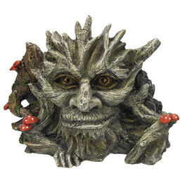 Nobby Aquariumdekoration Gruselbaum Figur und Höhle für Fische aus Polyresin in Bunt und Grau 23,5x18,5x16,5 cm - 1 Stk. – Bild 1 von 3