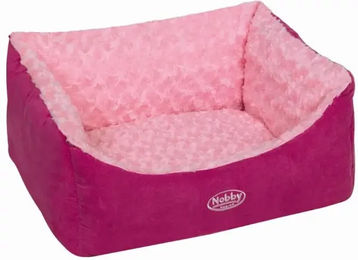 Nobby Arusha Hundebett eckig pink 45 x 40 x 18 cm - 1 Stk. – Bild 1 von 4