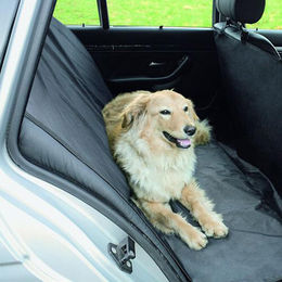 Nobby Autoschutzdecke für Hunde Schwarz Wasserabweisend aus Nylon für Große Rassen – Bild 1 von 6