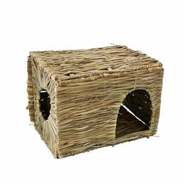 Nobby Binsen Haus Faltbox aus Naturmaterial für Nager klein – Bild 1 von 4