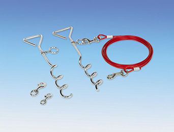 Nobby Bolzenhaken aus Metall in Silber 18mm für Hundeleinen und Anlegepflöcke – Bild 1 von 3