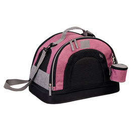 Produktbild von Nobby Borneo 3 in 1 Transportbox für kleine Hunde mit Hundekissen in Rosa aus Stoff