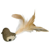 Produktbild von Nobby Catnip Spielzeug Vogel aus Plüsch mit Federn in Beige
