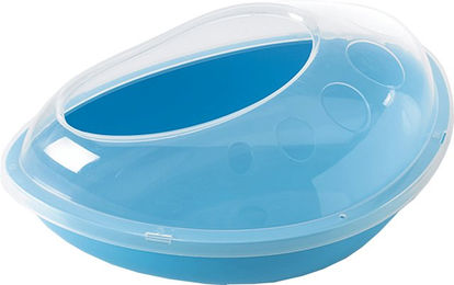 Nobby Chinchilla Badehaus Buddelkiste aus Kunststoff 35 x 23 x 15 cm – Bild 1 von 3