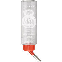 Produktbild von Nobby Classic de Luxe Trinkflasche für Kaninchen 320 ml Schwarz Transparent Kunststoff - 320 ml