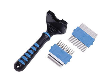 Nobby Comfort Line 4-in-1 Fellpflegebürste und Flohkamm für Hund und Katze aus Kunststoff – Bild 1 von 3