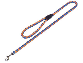 Produktbild von Nobby Corda Führleine aus Nylon hellblau-orange 100cm - 1 m