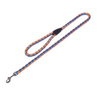 Produktbild von Nobby Corda Führleine aus Nylon hellblau-orange 100cm - 1 m
