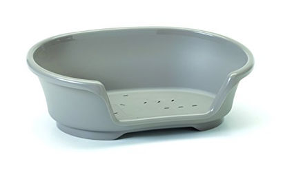 Nobby Cosy-Air Hundebett aus Kunststoff in Grau Größe L – Bild 1 von 2