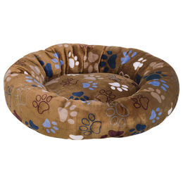 Nobby Donut Classic Hundebett Lissi Braun Ø 50 cm aus Polyester – Bild 1 von 2