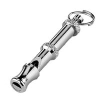 Produktbild von Nobby Dressurpfeife für Hunde aus Metall in Silber 5,5 cm