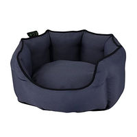 Produktbild von Nobby ECO Komfortbett oval ESAT Hundebett Grau 55 x 50 x 21 cm