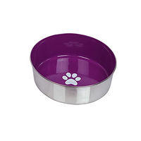 Produktbild von Nobby Edelstahlnapf Heavy Paw lila 24 cm - 2,7 l