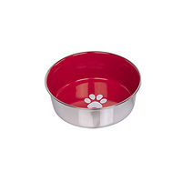Produktbild von Nobby Edelstahlnapf Heavy Paw rutschfest rot - 1,9 l