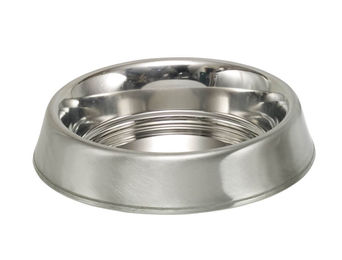Nobby Edelstahlnapf Nordic rutschfest Silber - 0,95 l – Bild 1 von 1