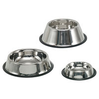 Produktbild von Nobby Edelstahlnapf rutschfest Silber 24 cm - 1 l