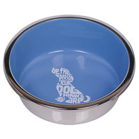 Produktbild von Nobby Edelstahlnapf Wise rutschfest hellblau 0,9 l - 0,9 l