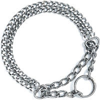 Produktbild von Nobby Erziehungshalsband aus Metall in Silber für erwachsene Hunde - 1 Stk.