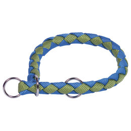 Nobby Erziehungshalsband Corda für Hunde aus Nylon grün-hellblau Größe L 47-55 cm – Bild 1 von 2
