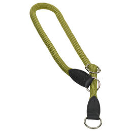 Nobby Erziehungshalsband Fun Royal Würger mit Stoppring aus Nylon in Grün Größe M-L – Bild 1 von 2