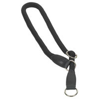 Produktbild von Nobby Erziehungshalsband Fun Royal Würger mit Stoppring aus Nylon Schwarz Größe L