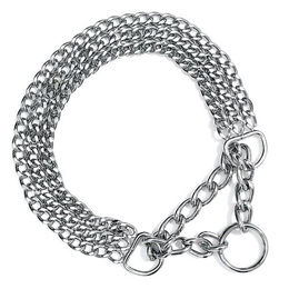Nobby Erziehungshalsband Kettenwürger für Hunde aus Metall in Silber - 60 cm – Bild 1 von 3