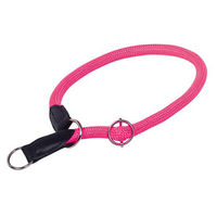 Produktbild von Nobby Erziehungshalsband Würger mit Stoppring Fun Royal Neon Pink aus Nylon 70 cm