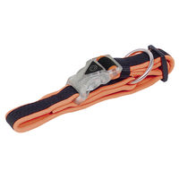 Produktbild von Nobby Flash Halsband Pet Mesh Preno für Hunde mit LED-Beleuchtung und Wasserabweisender Eigenschaft in Orange - 1 Stk.