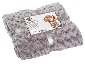 Nobby Fleece Hundedecke Super Soft Grau M – Bild 1 von 2