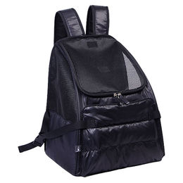 Nobby Fronttasche Malta Transportbox für kleine Hunde und Welpen aus Mikrofaser Schwarz 35 x 22 x 40 cm – Bild 1 von 4