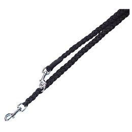 Nobby Führleine aus Nylon geflochten Schwarz 200 cm – Bild 1 von 3