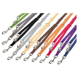 Nobby Führleine Classic aus Nylon für Hunde, Orange, 200 cm x 20 mm – Bild 1 von 2