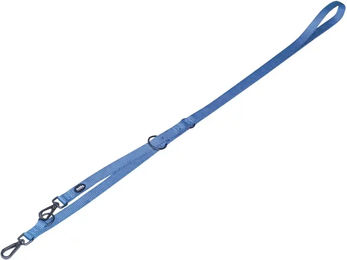 Produktbild von Nobby Führleine Classic Comfort aus Nylon für Hunde in Blau, 200 cm x 20 mm - 1 Stk.