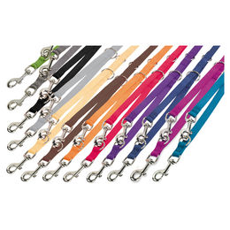 Nobby Führleine Classic für Hunde aus Nylon in Mausgrau 200 cm – Bild 1 von 3