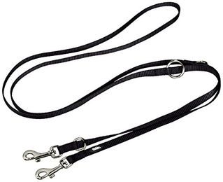 Nobby Führleine Classic für Hunde aus Nylon Schwarz 200 cm x 25 mm – Bild 1 von 3