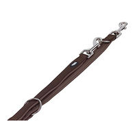 Produktbild von Nobby Führleine Classic Preno aus Nylon für Hunde in Braun, 200 cm Länge
