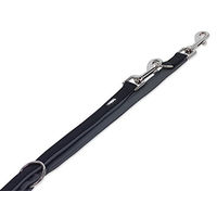 Produktbild von Nobby Führleine Classic Preno aus Nylon für Hunde Schwarz/Grau 200 cm