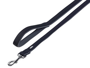 Nobby Führleine Classic Preno aus Nylon Schwarz Grau Größe L 120 cm - 120 cm – Bild 1 von 2