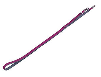 Produktbild von Nobby Führleine Classic Preno Royal für Hunde aus Nylon in Rosa, Länge 200 cm