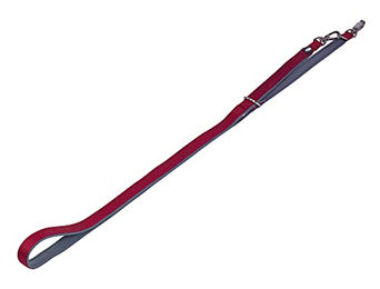Nobby Führleine Classic Preno Royal für Hunde aus Nylon in Rot L 200 cm – Bild 1 von 2
