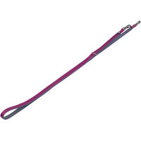 Produktbild von Nobby Führleine Classic Preno Royal mit Kurzführer für Hunde Himbeere 200 cm