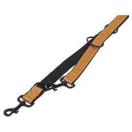 Produktbild von Nobby Führleine Classic Reflect Soft Nylon Gold Schwarz 200cm - 200 cm