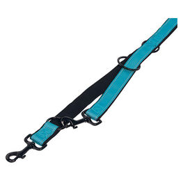Produktbild von Nobby Führleine Classic Reflect Soft Nylon Türkis/Schwarz 200 cm