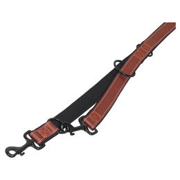 Nobby Führleine Classic Reflect Soft Nylon XS Terracotta Schwarz - 1 Stk. – Bild 1 von 2